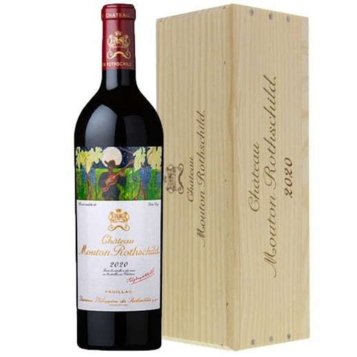 Chateau Mouton Rothschild Pauillac 2020 Wood Box – Wine Folder