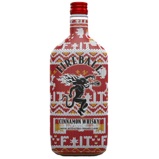 Fireball Cinnamon Whiskey Winter Wrap 750ML – Wine Folder