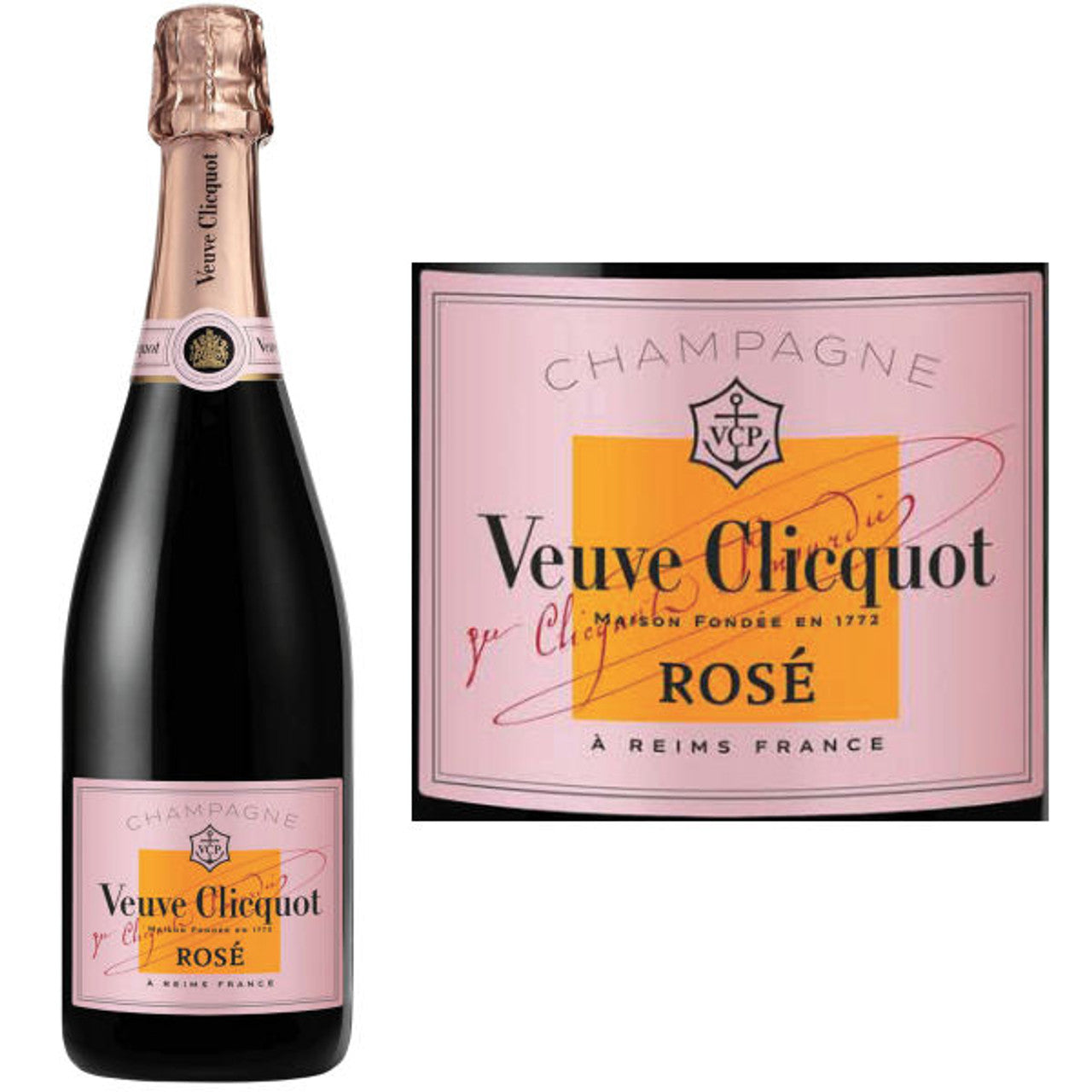 Veuve Clicquot Rose Champagne Bottle 750 ml