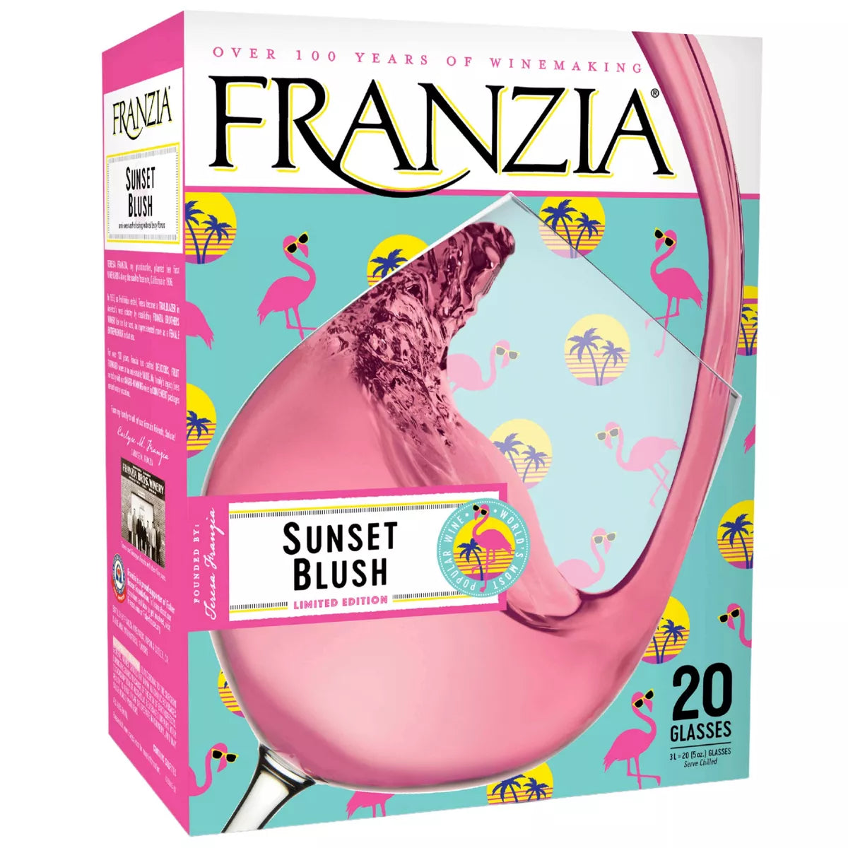 Franzia Sunset Blush Rose Wine 3 L – Wine Folder
