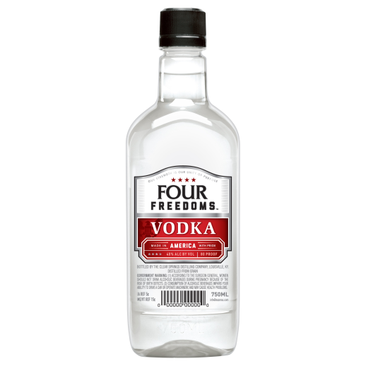 Four Freedoms Vodka Plastic 750ML – Wine Folder